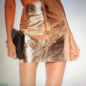 Zendaya Inspired Metallic Mini